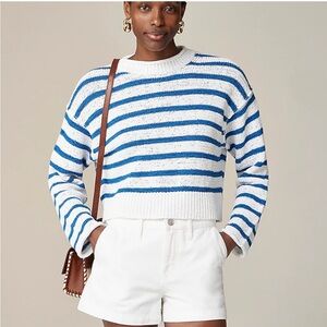 J. Crew textured tie-back rollneck sweater